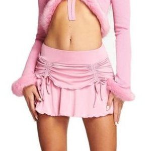 CHARIS SKIRT - BABY PINK - XXS / PINK i am gia